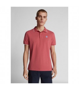 NORTH SAILS POLO W/LOGO NANTUCKET RED