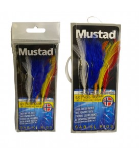 MUSTAD FEATHER TRACE 5 COLORES 5 UDS