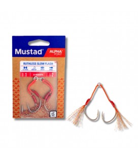 MUSTAD RUTHLESS SLOW FLASH ASSIST RIG A-ASSIST4